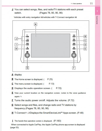 toyota rav4 phv 2020 2021 2022 navigation infotainment system manual